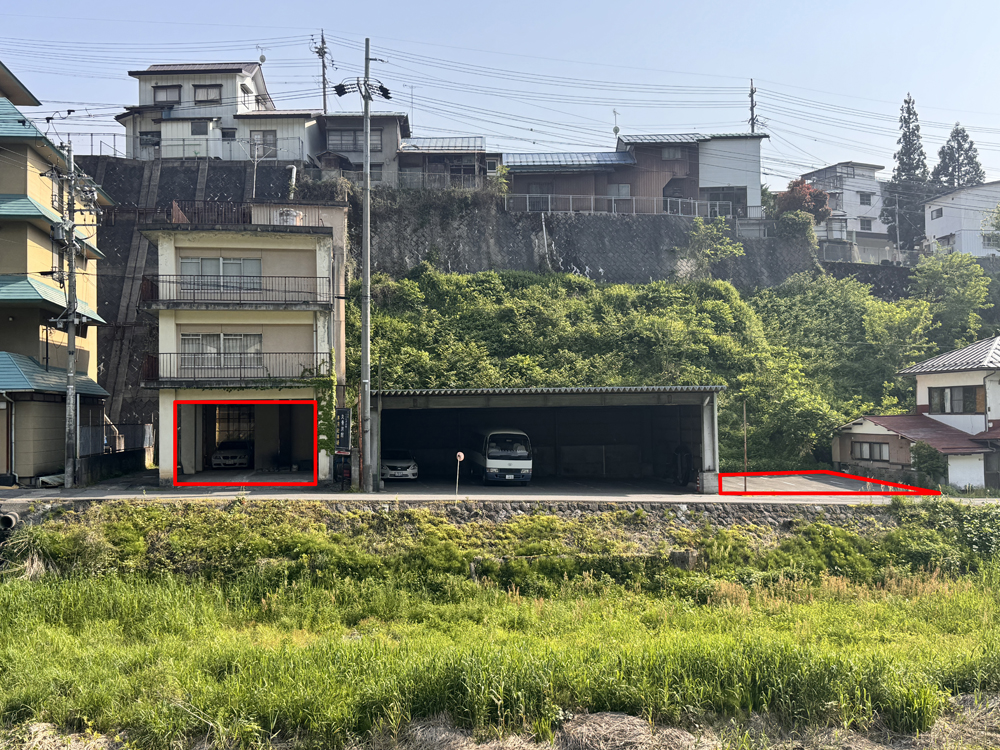 丸善旅館 無料駐車場